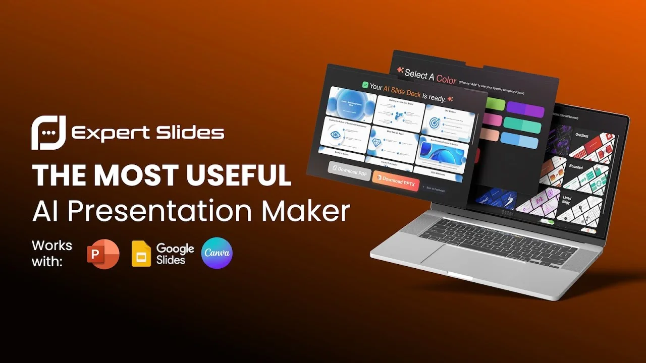 ExpertSlides AI Presentation Generator Platform